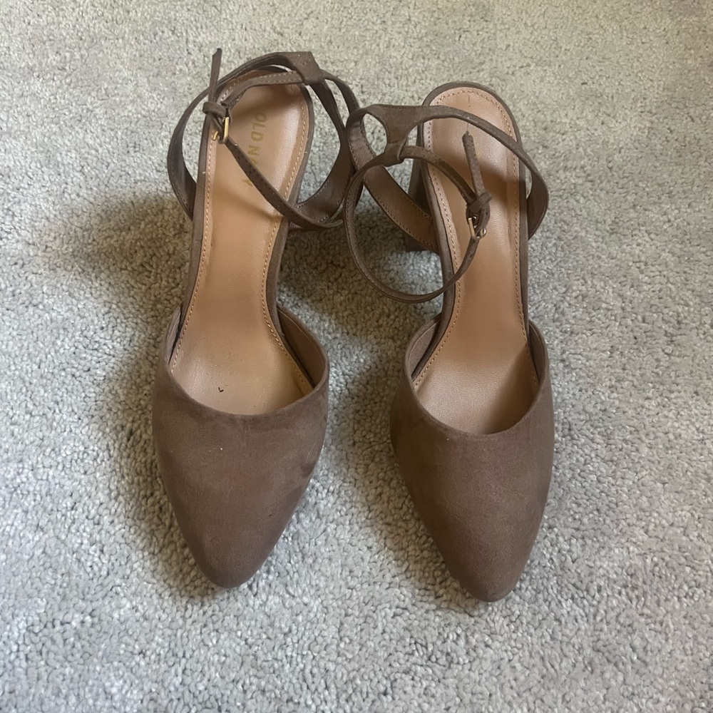 Brown Strappy Heels